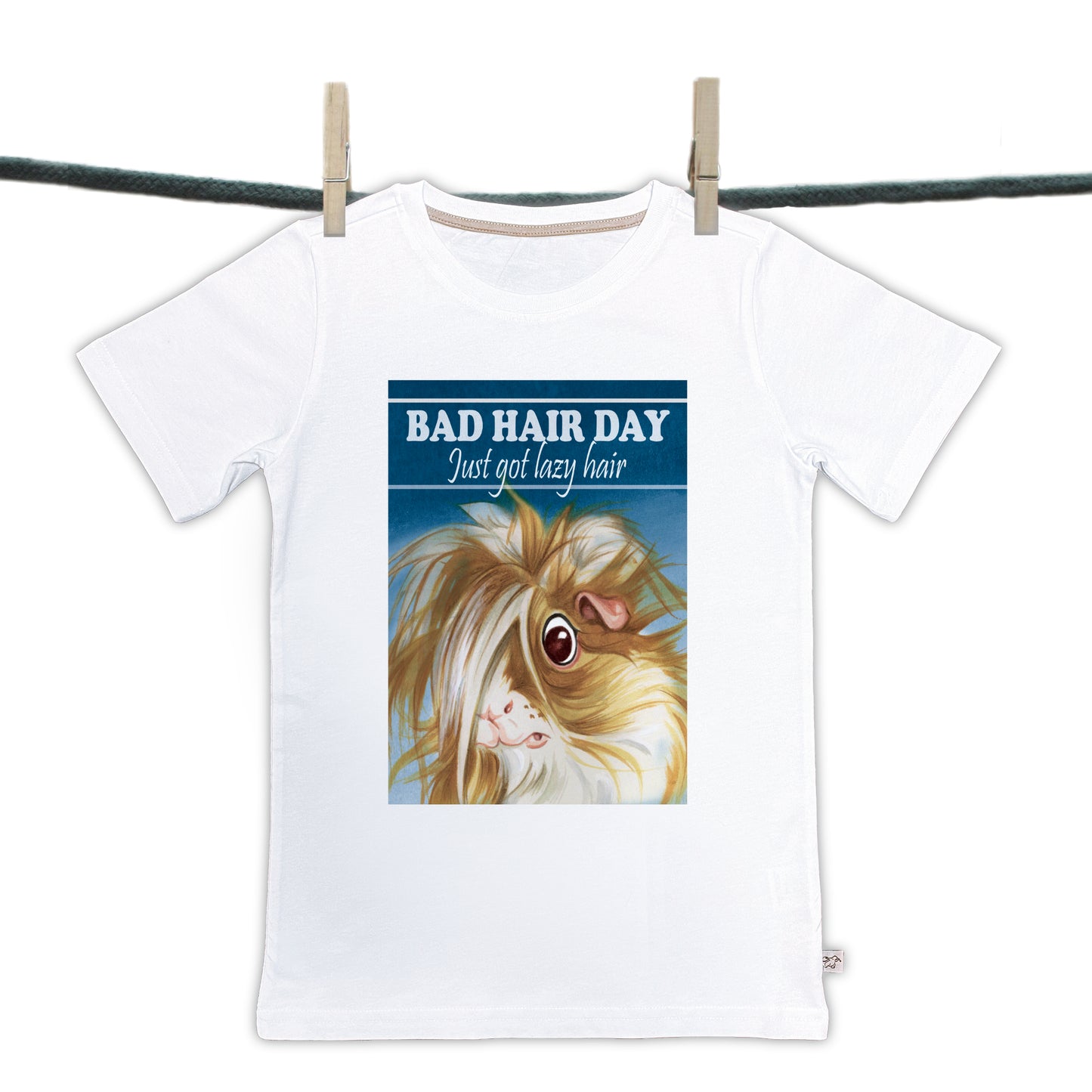 T-Shirt Bad Hairday-Kollektion: Just got lazy hair (01-304)