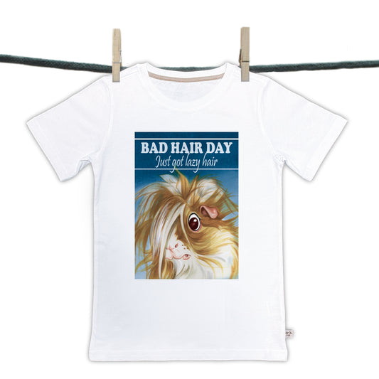 T-Shirt Bad Hairday-Kollektion: Just got lazy hair (01-304)