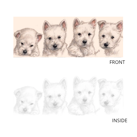 Smalle kaarten - West Highland White Terrier