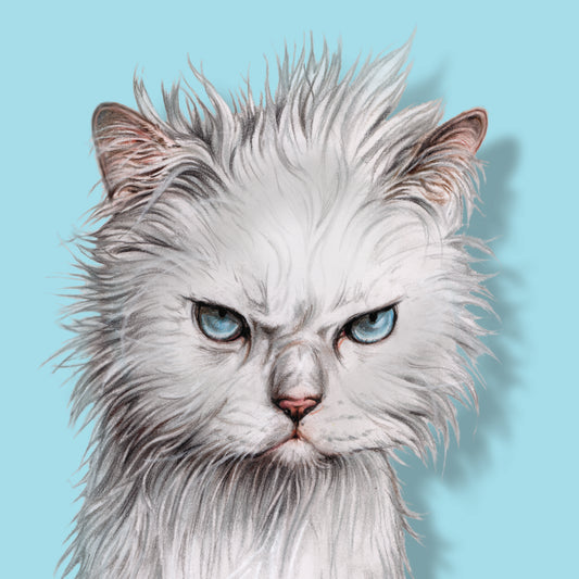 Onderzetter - 38-040 Witte Kat