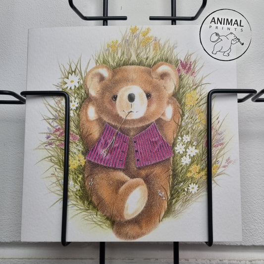 Square card - Bear collection - Spring