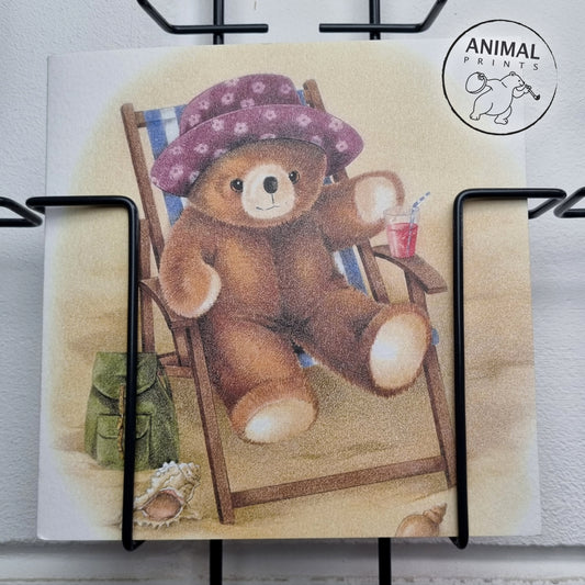 Square card - Bear collection - summer