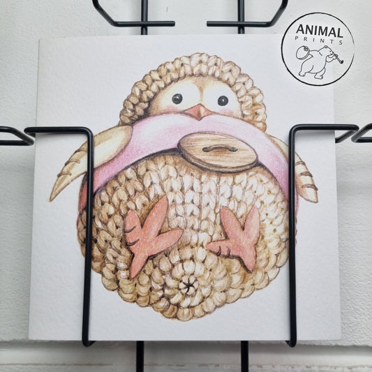 Square card - Ineya - Chick