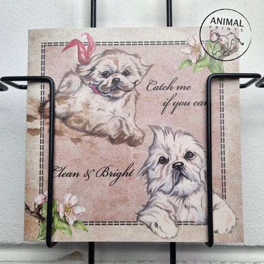 Square card - Catch me if you can - Clean & Bright