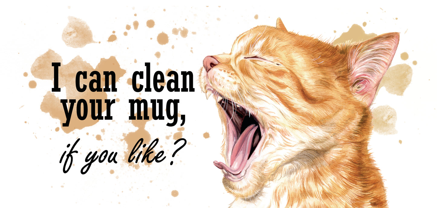 Mok "I can clean up your Mug - Cat" - New collection