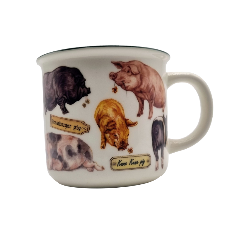 Tassen mit Collage - Schwein