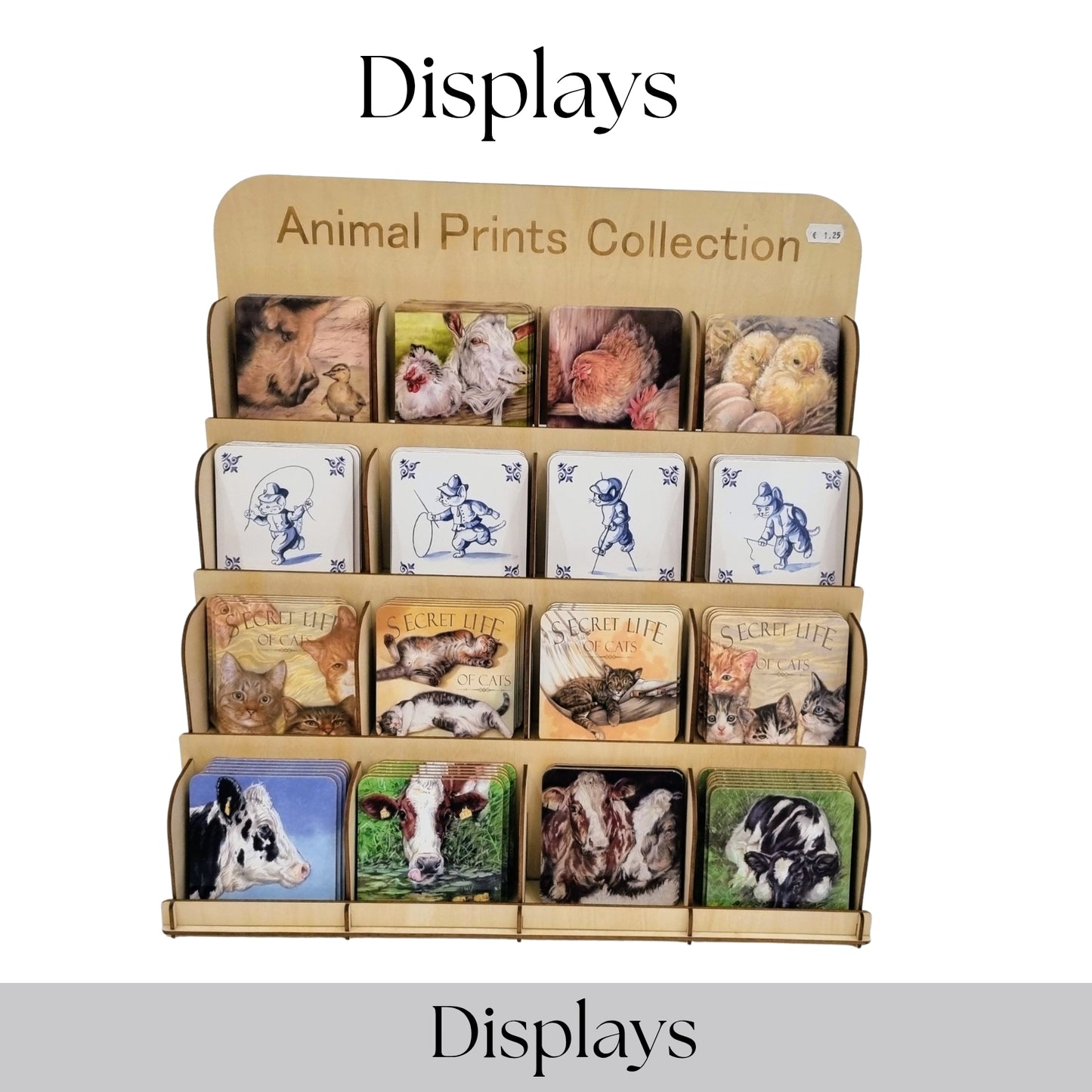 PRODUCTINFORMATIE DISPLAYS