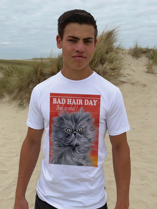 T-Shirt Bad Hairday-Kollektion: Und na und! (01-310 KL)