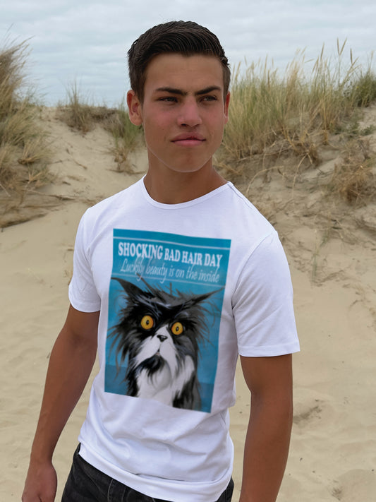 T-Shirt Bad Hairday-Kollektion: Schönheit liegt im Inneren (01-301 KL)