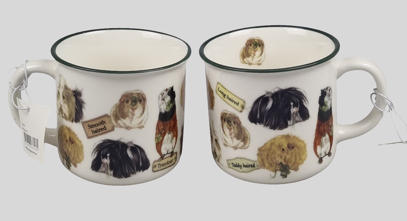 Tassen mit Collage – Meerschweinchen – Design 2