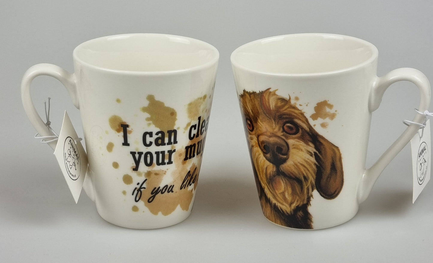 Mok "I can clean up your Mug" - Dachshund / Teckel - New collection
