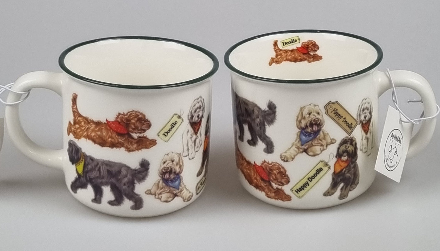 Tassen mit Collage – Labradoodle – Design 1