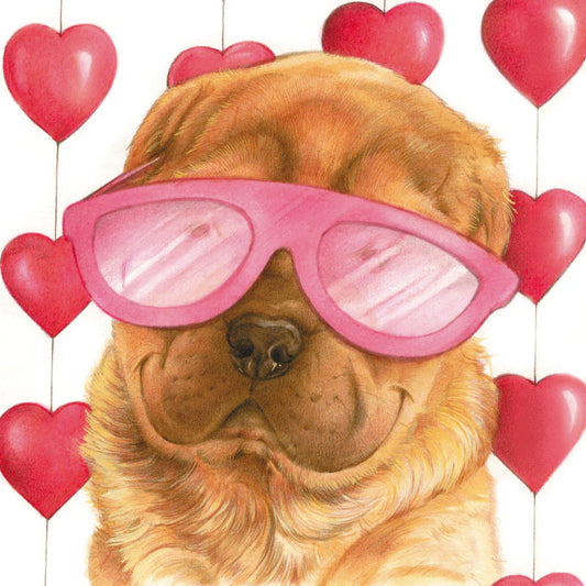 Quadratische Karte - Liebe, mein Valentinsgruß, meine große Liebe