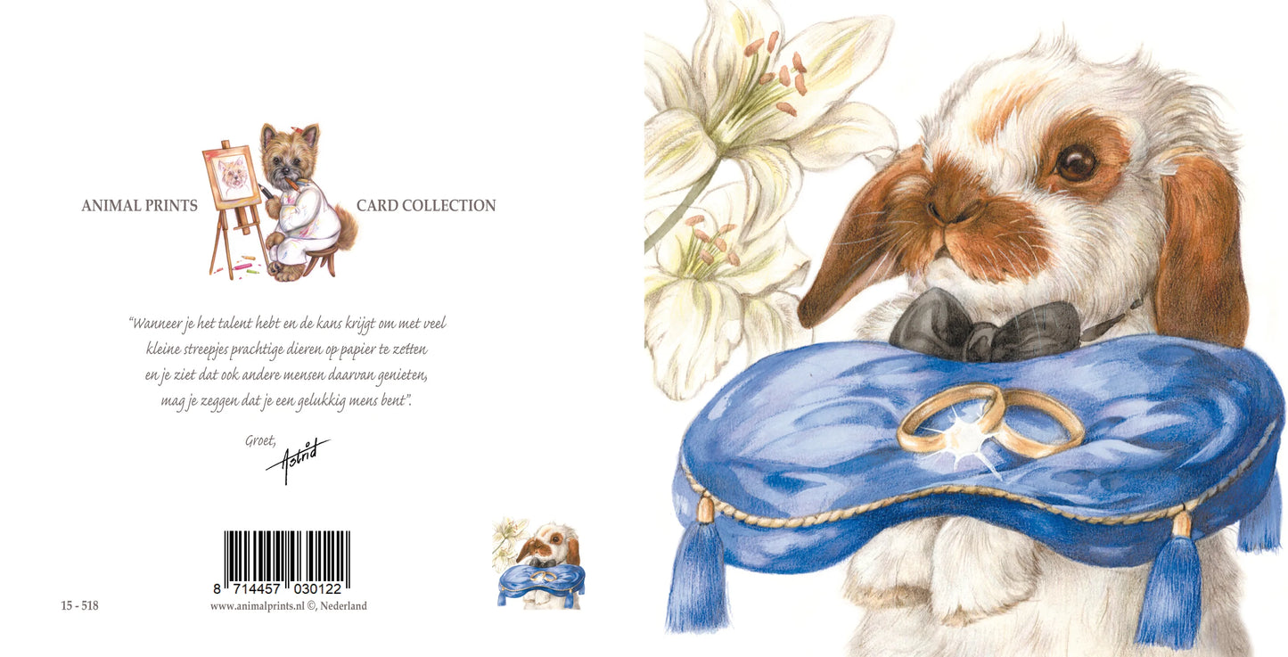 Quadratische Karte - Ehe. Möchtest du mich heiraten??