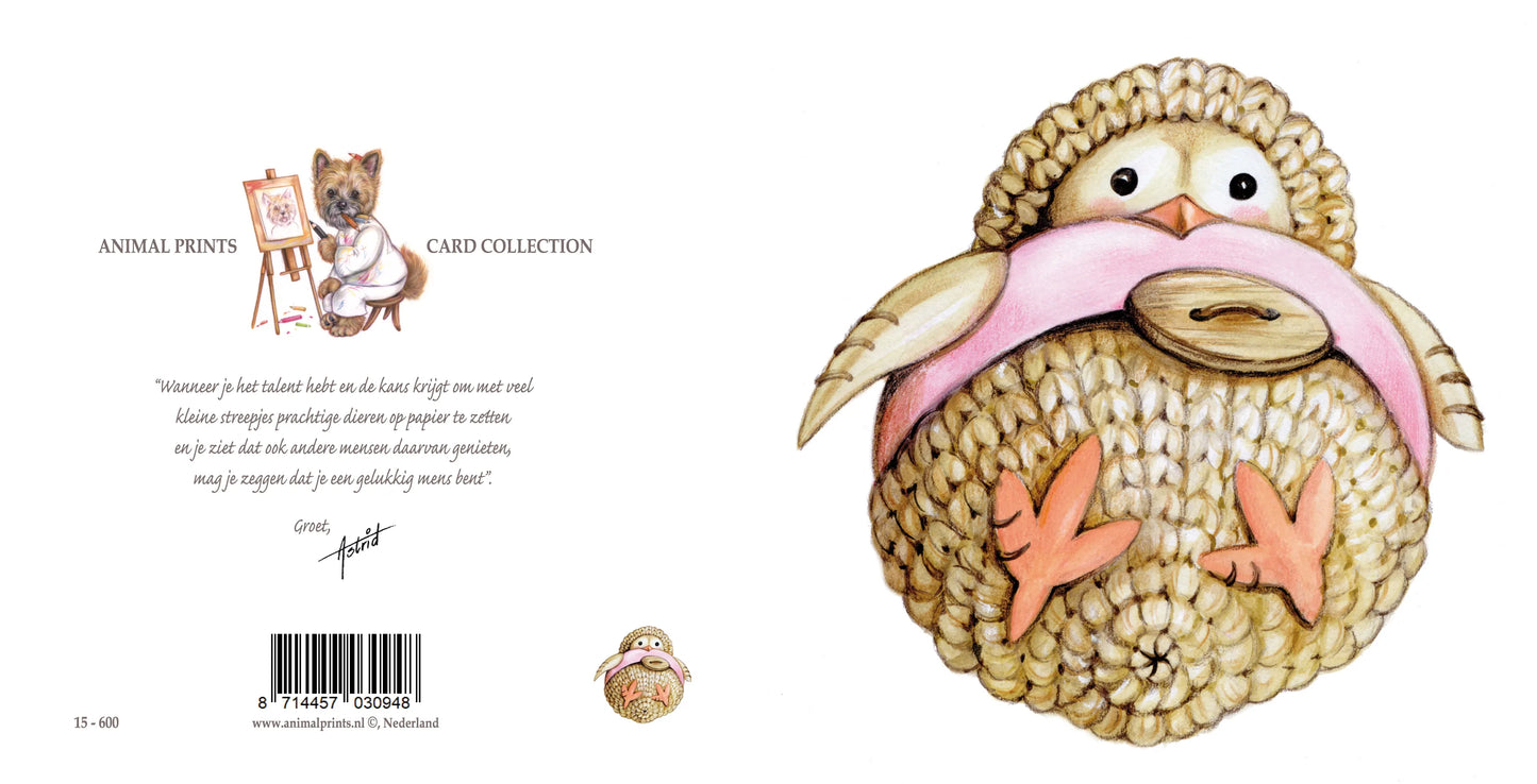 Square card - Ineya - Chick