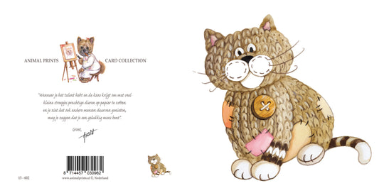 Square card - Ineya - Cat