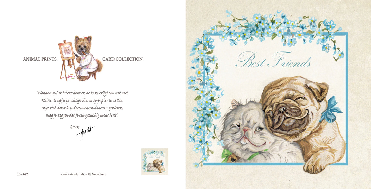 Square card - Best Friends