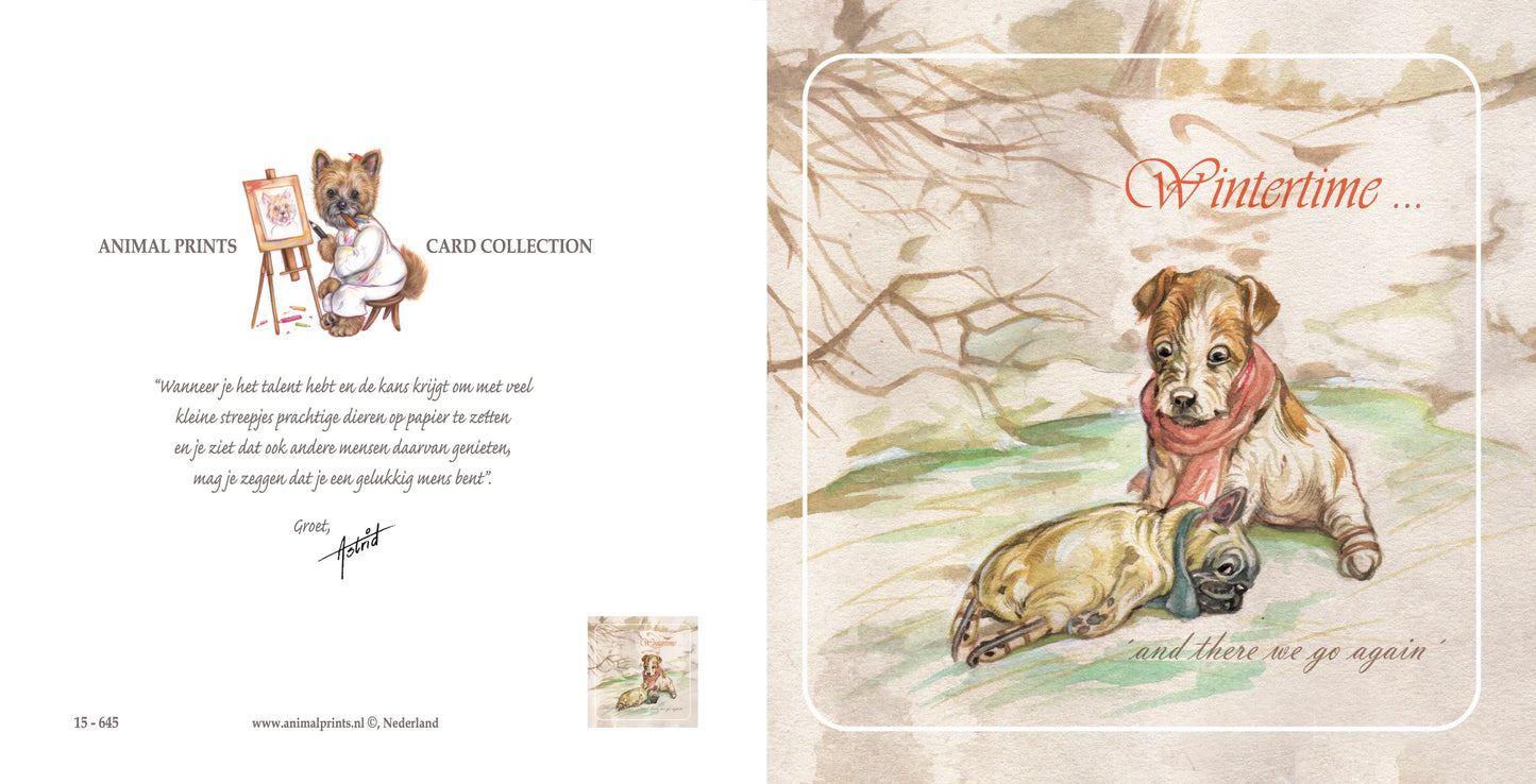 Vierkante kaart - Wintertime