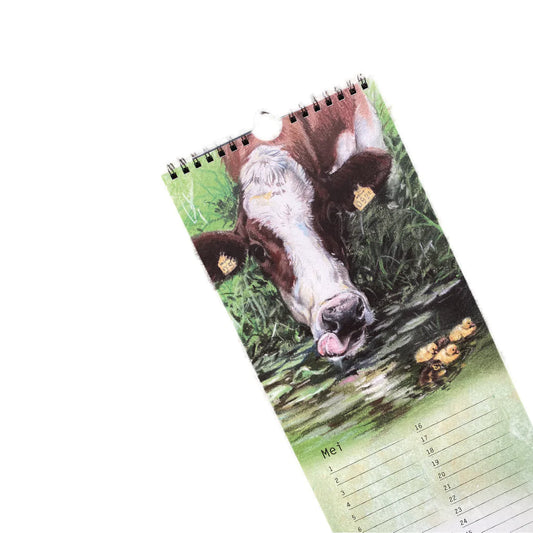 Birthday Calendar Cow - per 5 pieces