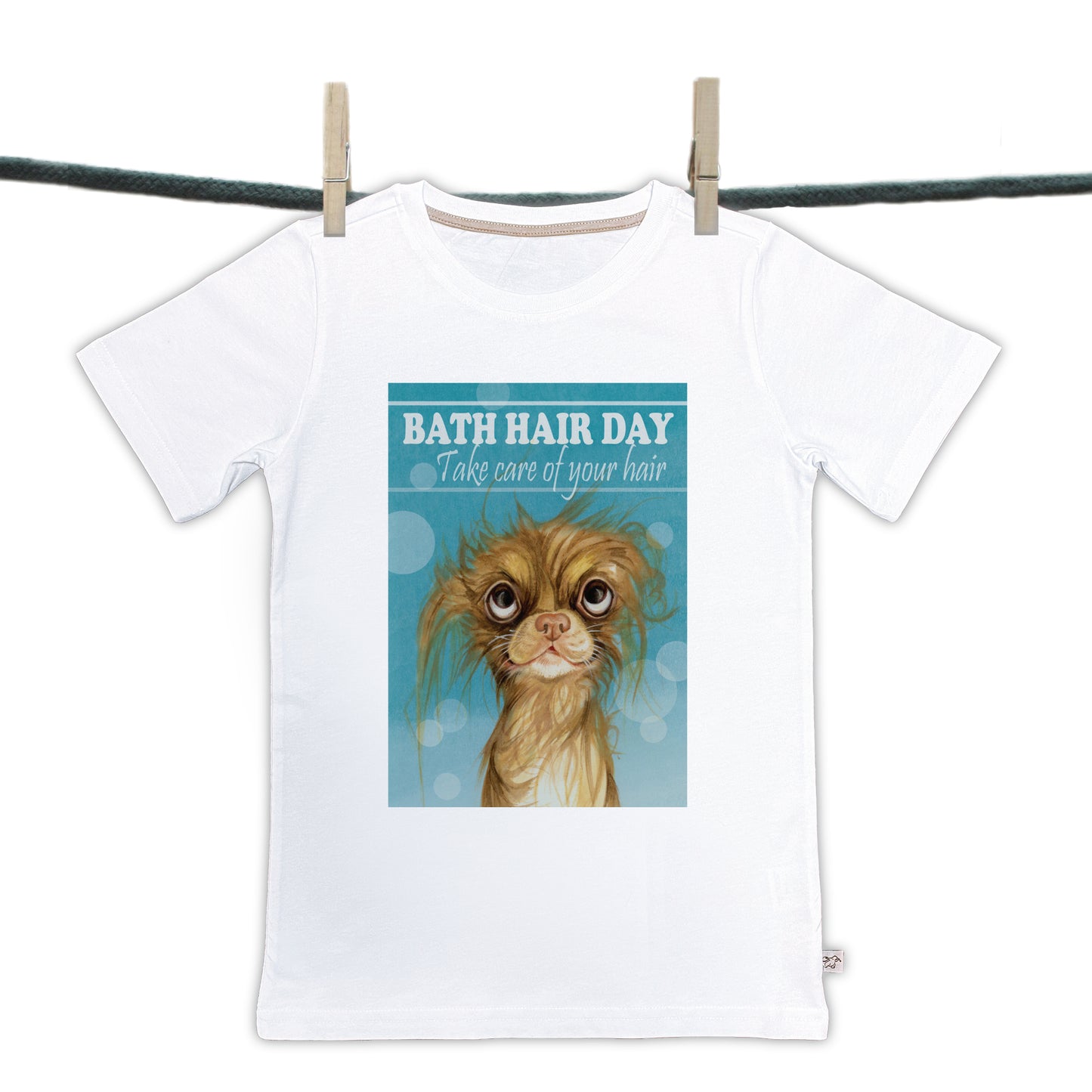 T-Shirt Bad Hairday-Kollektion: Pflegen Sie Ihre Haare (01-305)