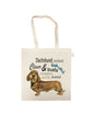 Cotton bag - Dachshund / Dachshund - per 3 pieces