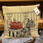Kissen mit klassischem Scottish-Terrier-Muster