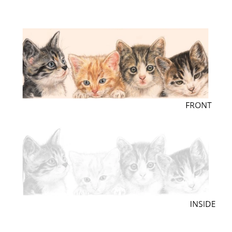 Smalle kaarten - Kattencollage 1