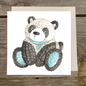 Vierkante kaart -  Ineya - Pandabeer