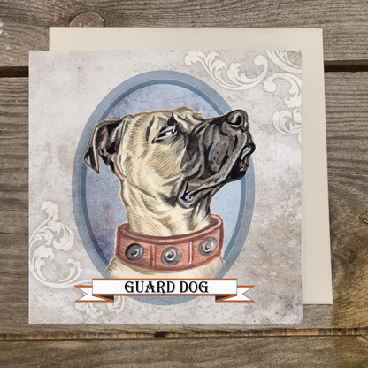 Vierkante kaart - Guard Dog