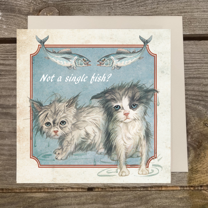 Vierkante kaart - Not a single Fish