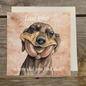 Vierkante kaart - Last time...., where did you find that (Teckel / Dachshund)