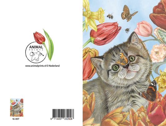 Staande klapkaart thema - Happiness