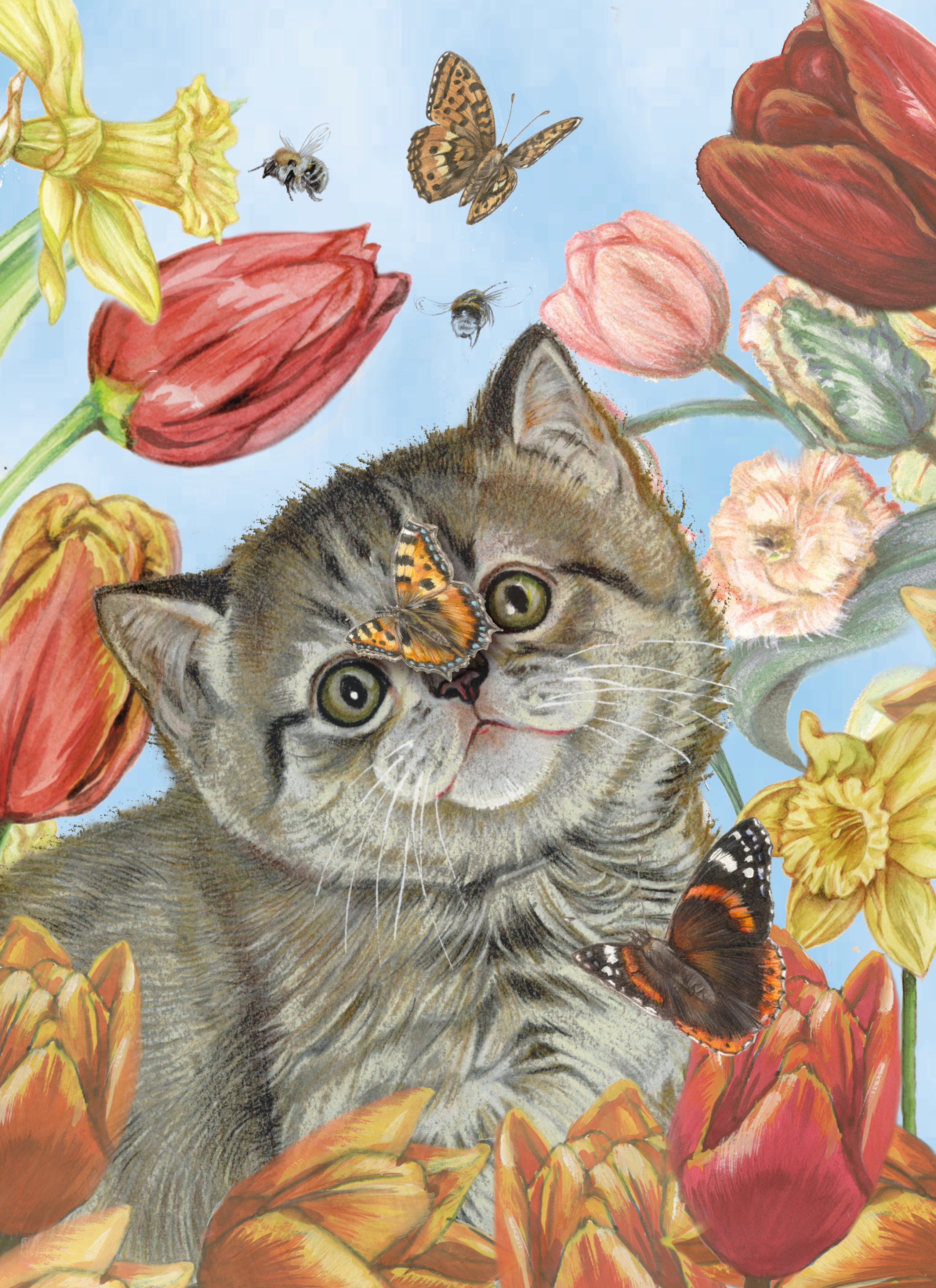 Staande klapkaart thema - Happiness