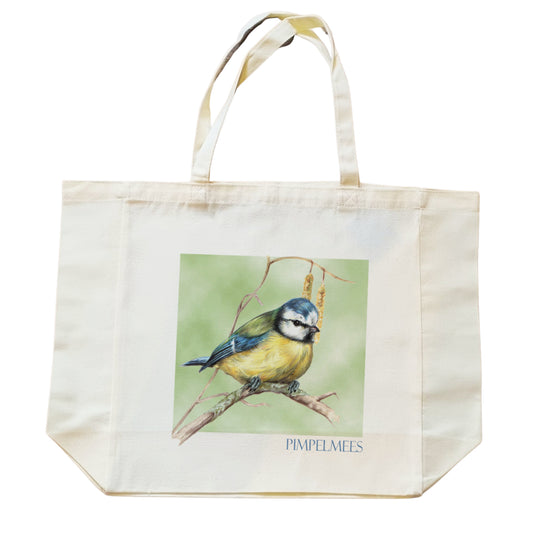 Cotton shopping bag with print - Pimpelmees