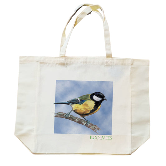 Cotton shopping bag with print - Koolmees
