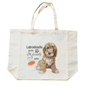 Einkaufstasche aus Baumwolle mit Aufdruck – Labradoodle
