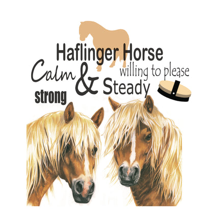 Einkaufstasche aus Baumwolle mit Aufdruck - Haflingers