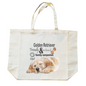Einkaufstasche aus Baumwolle mit Aufdruck – Golden Retriever