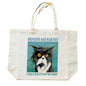Einkaufstasche aus Baumwolle mit Aufdruck – Bad Hairday Katze