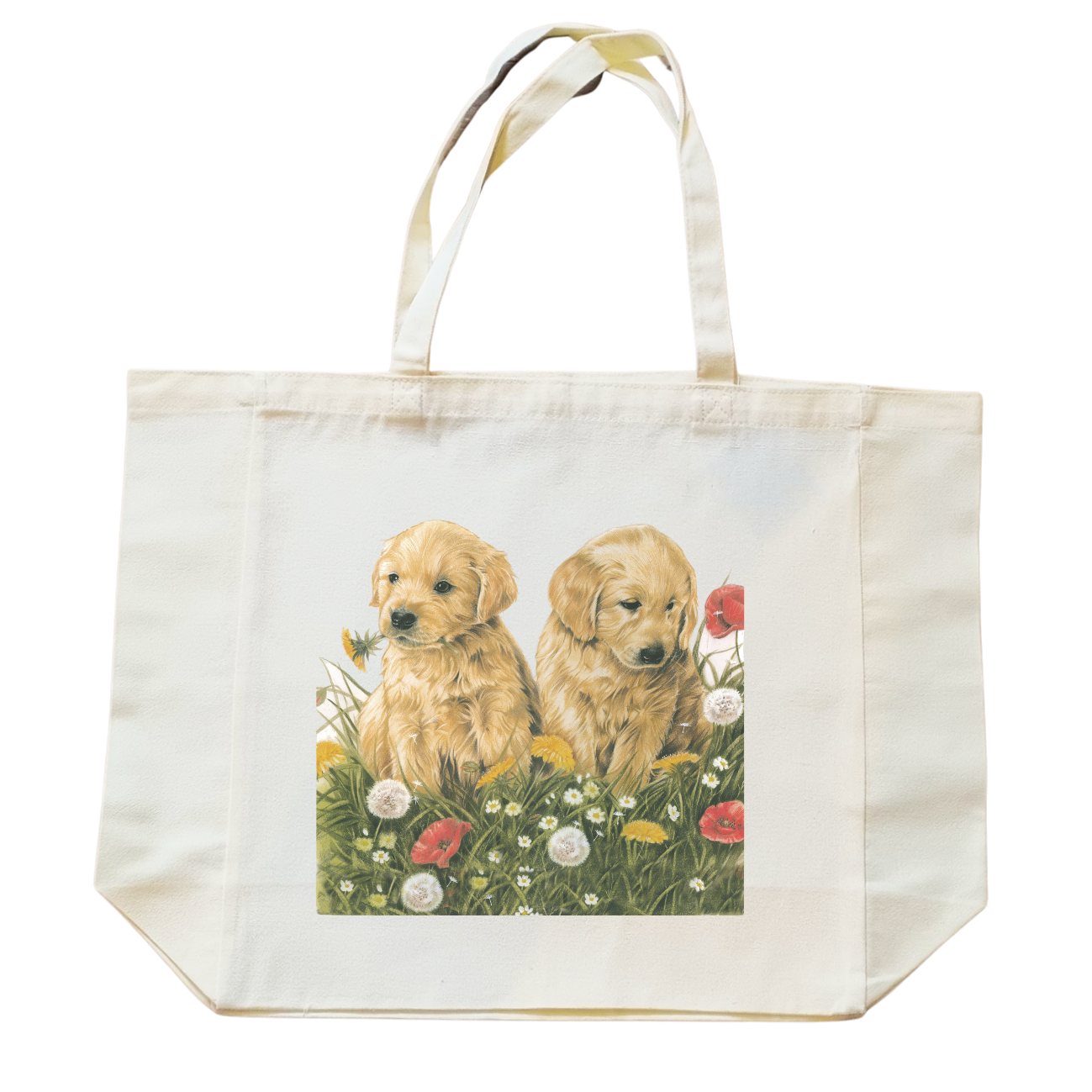 Katoenen winkel/bigshopper - Golden Retriever pups