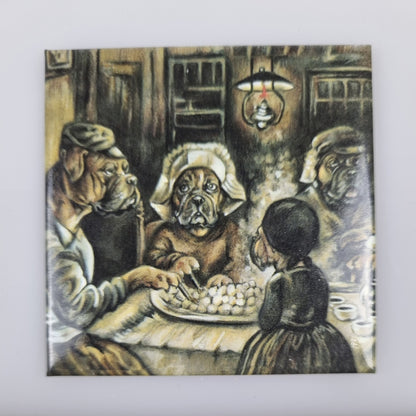 Fridge Magnet - The Potato Eaters