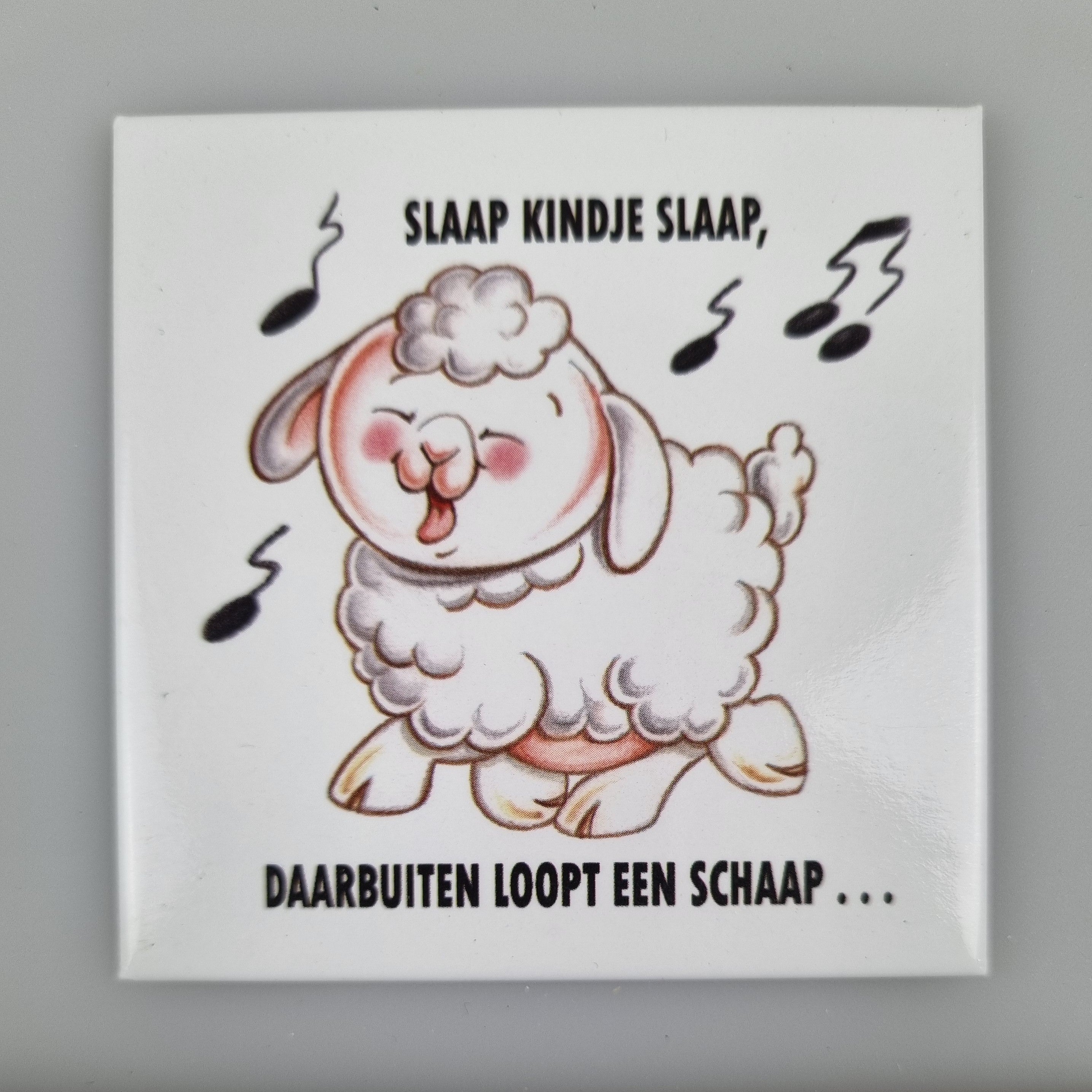 Koelkastmagneet - Slaap Kindje Slaap, daarbuiten.....