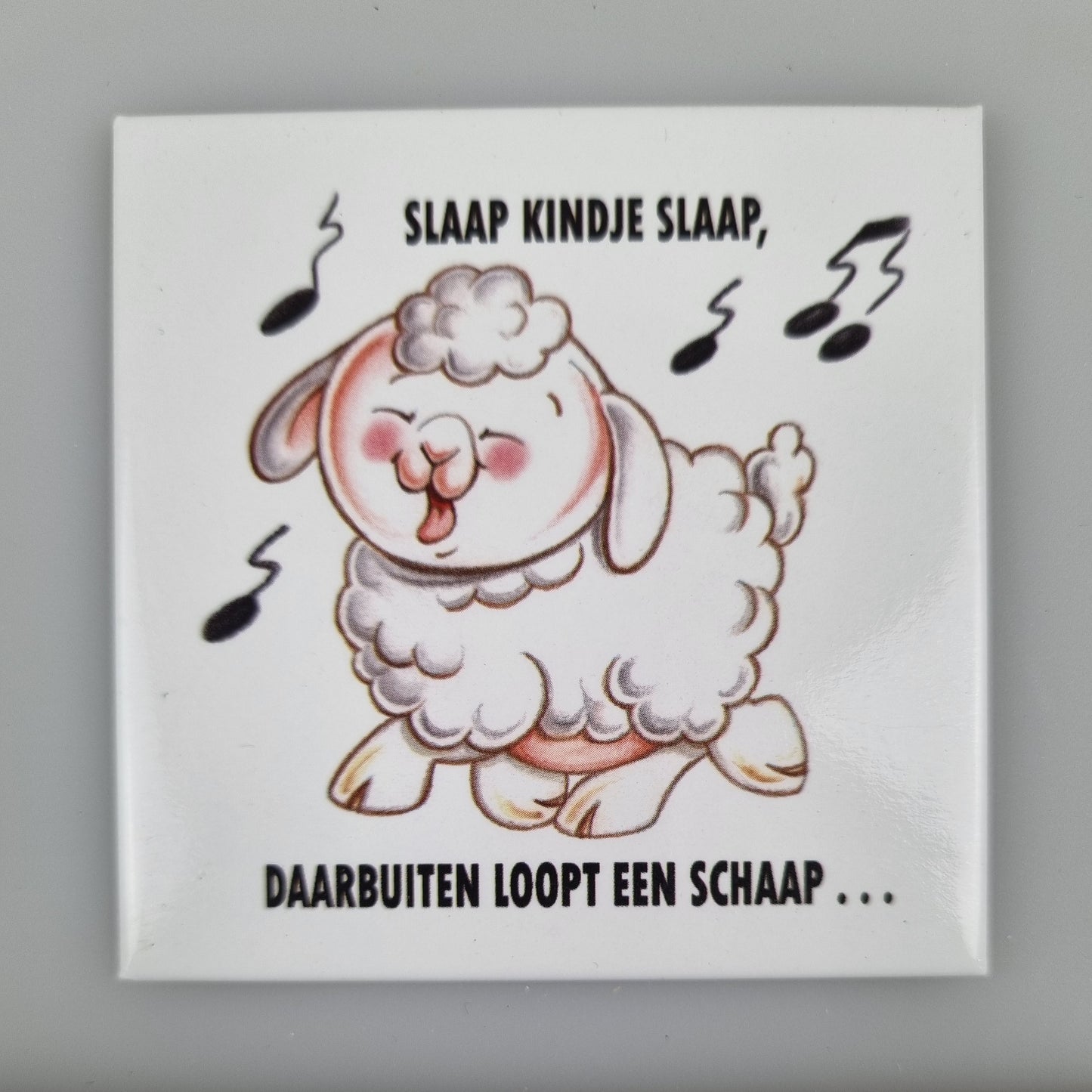 Koelkastmagneet - Slaap Kindje Slaap, daarbuiten.....