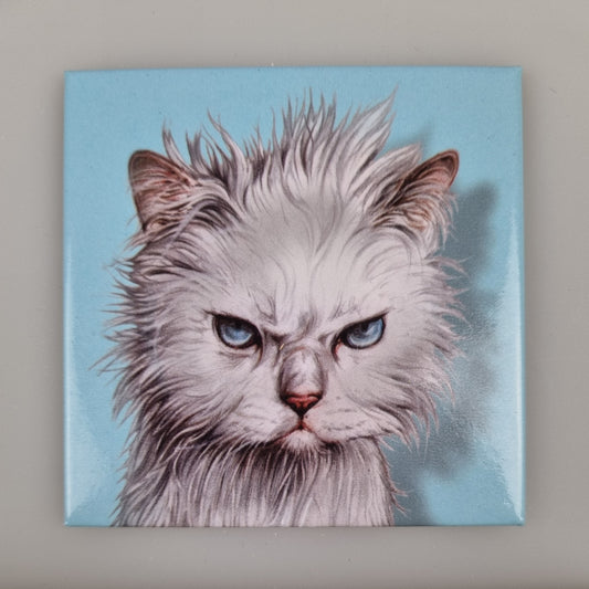 Koelkastmagneet - Kattenkop