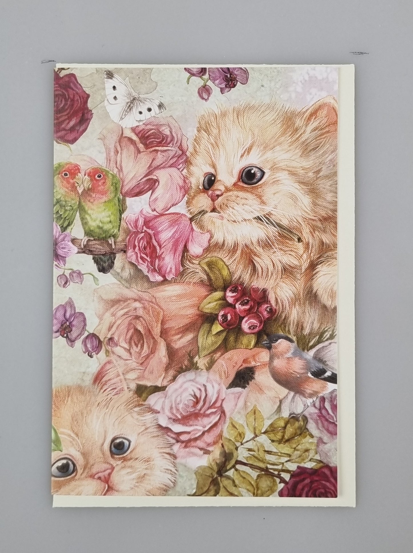 Staande klapkaart thema - Flowers everywhere