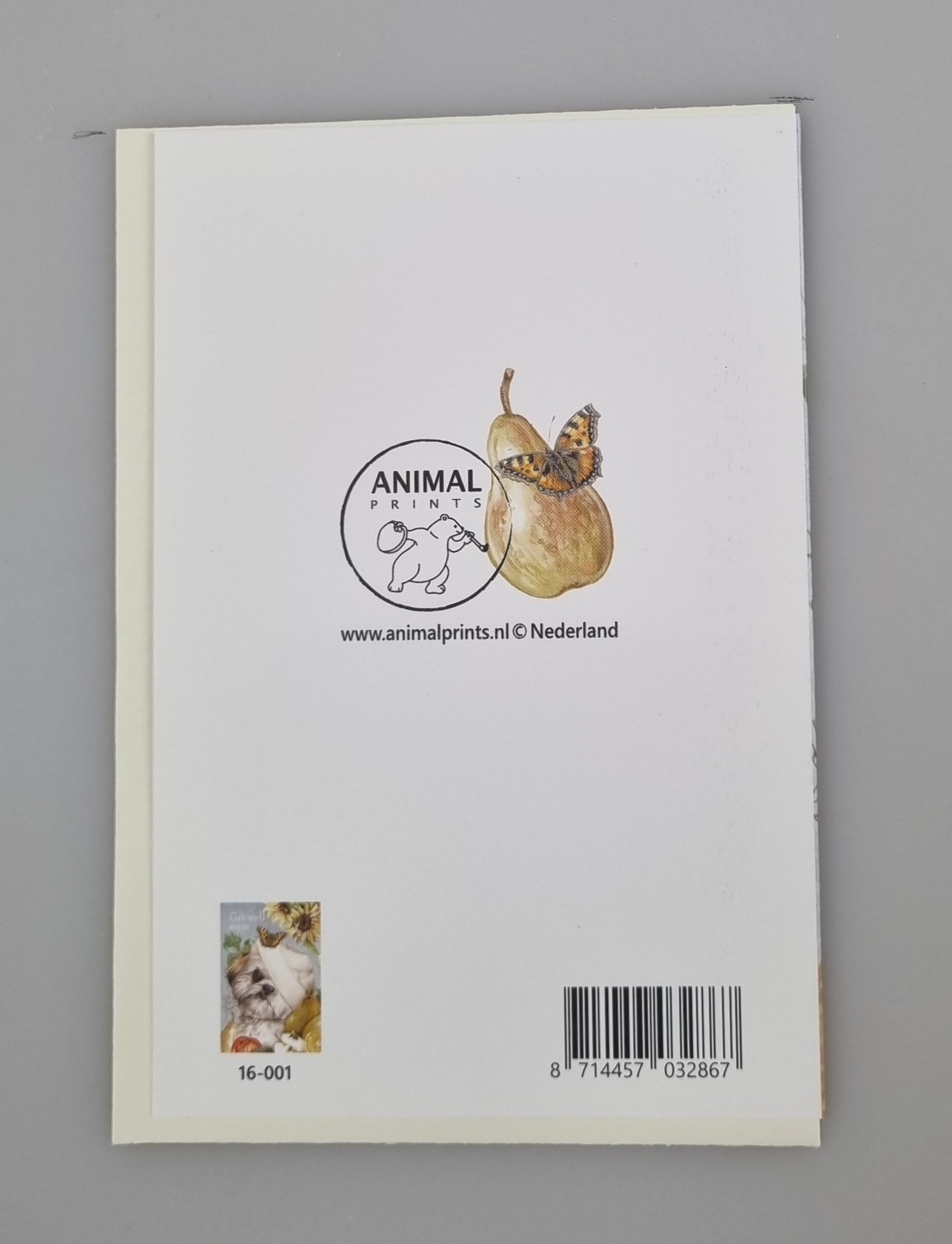 Staande klapkaart thema - Get well soon