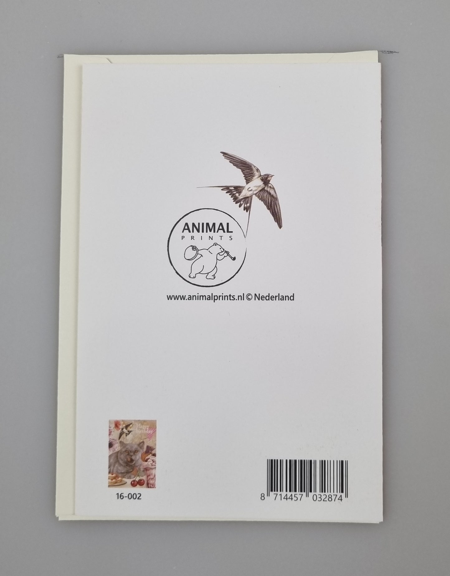 Staande klapkaart thema - Happy Birthday