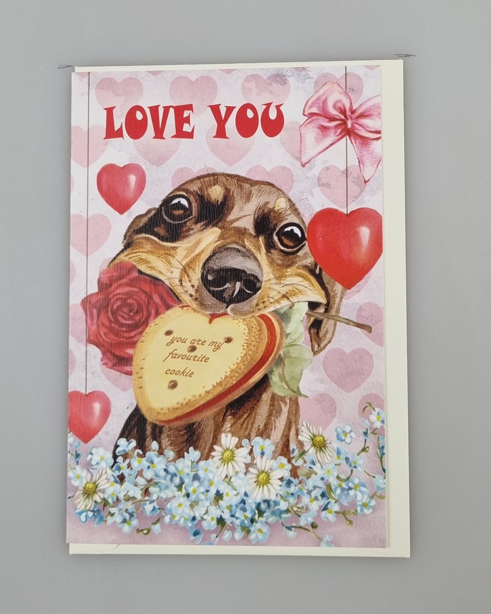 Staande klapkaart thema - Love You