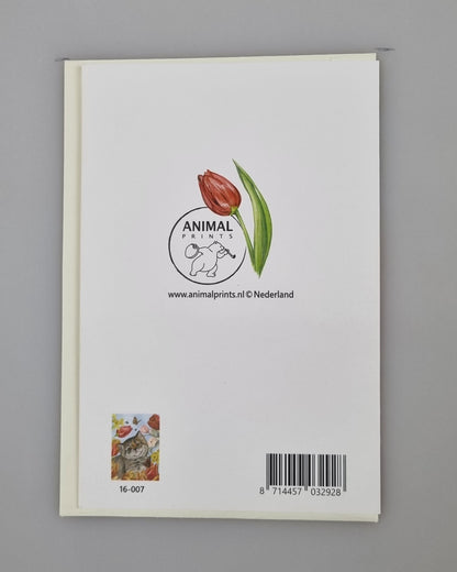 Staande klapkaart thema - Happiness