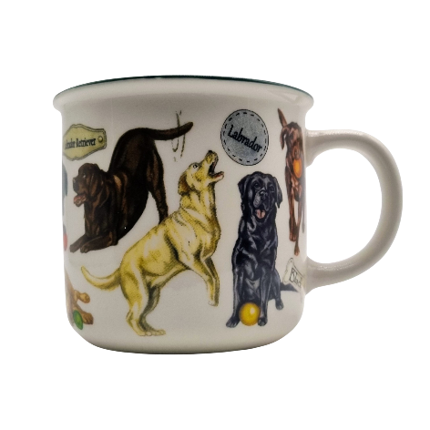 Mokken met collage - Labradors